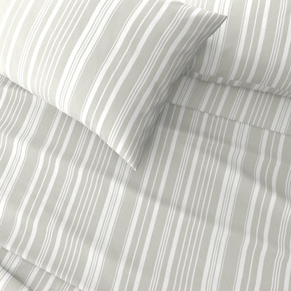 Brushed Microfiber Striped Sheet Set – Elouise Collection – view 58