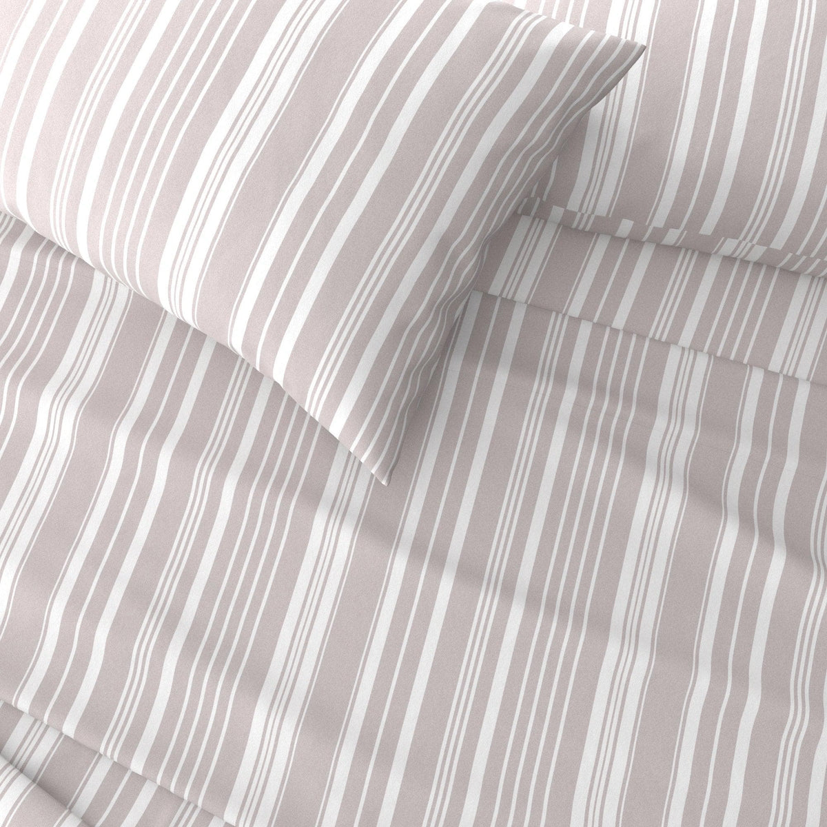 Brushed Microfiber Striped Sheet Set – Elouise Collection – view 9