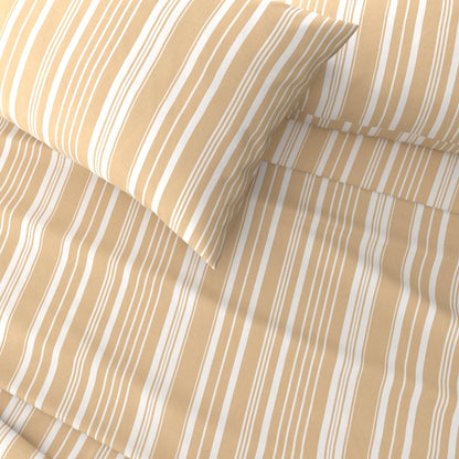 Brushed Microfiber Striped Sheet Set – Elouise Collection – view 15