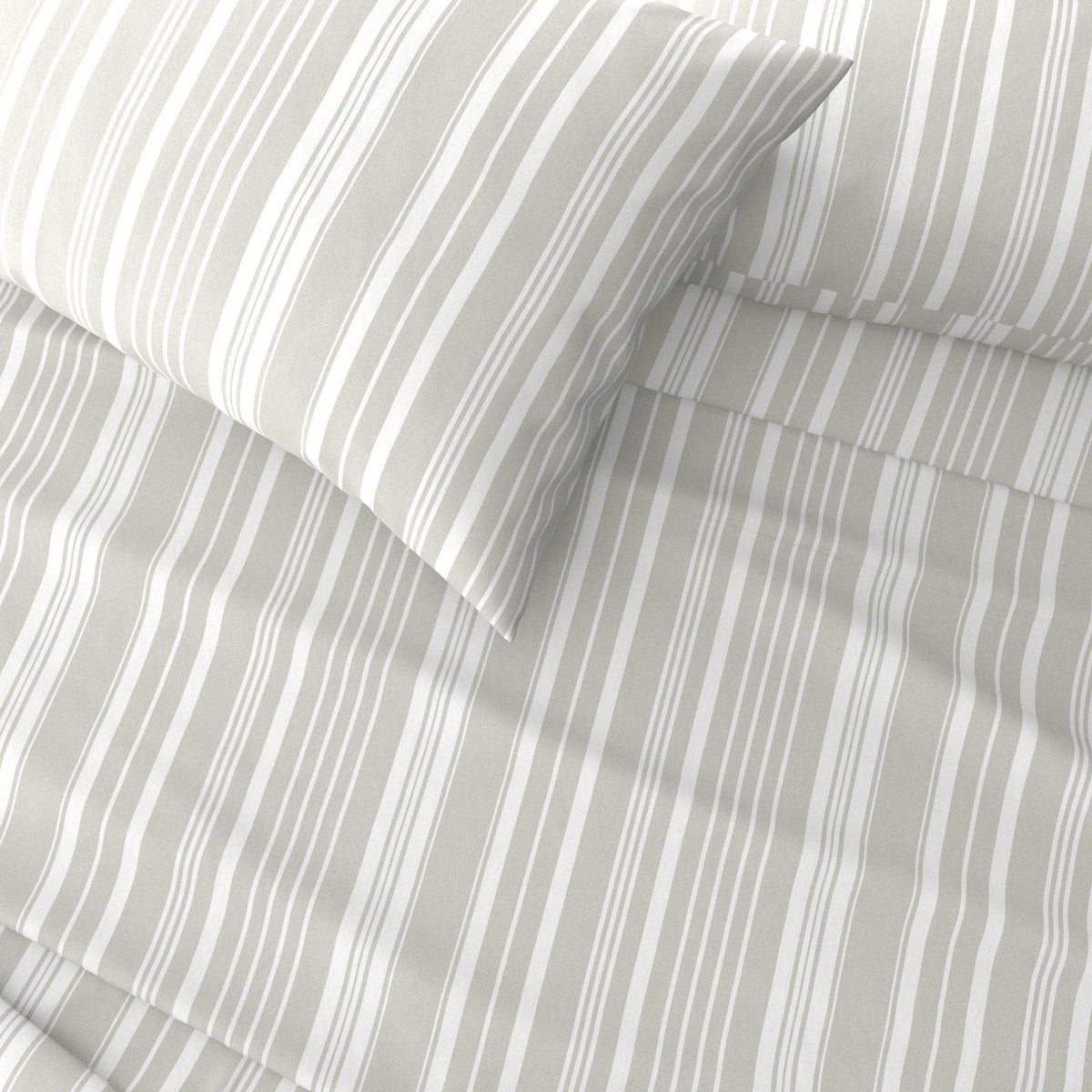 Brushed Microfiber Striped Sheet Set – Elouise Collection – view 21