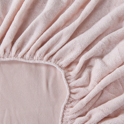 Solid Velvet Plush Fitted Sheet – Velvet Luxe Collection – view 2