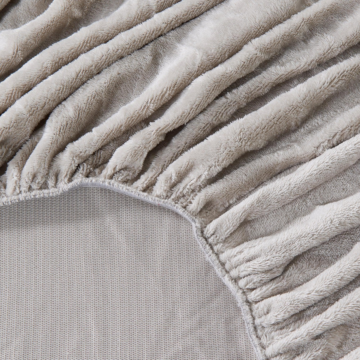 Solid Velvet Plush Fitted Sheet – Velvet Luxe Collection – view 8