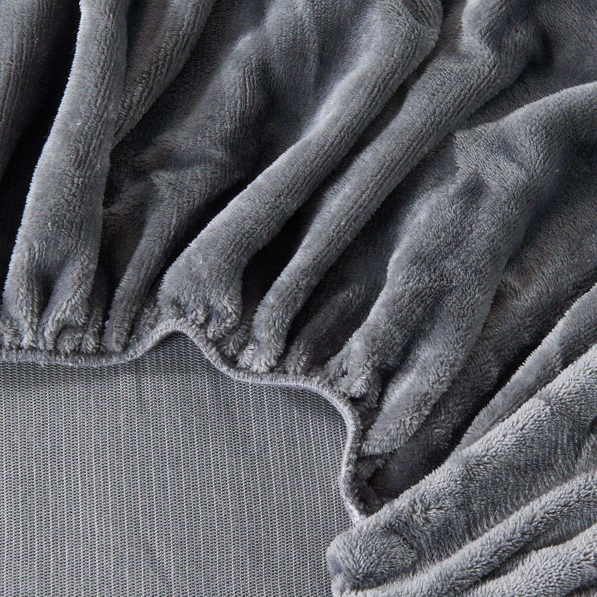 Solid Velvet Plush Fitted Sheet – Velvet Luxe Collection – view 14