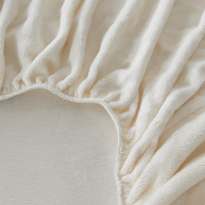 Solid Velvet Plush Fitted Sheet – Velvet Luxe Collection – view 20