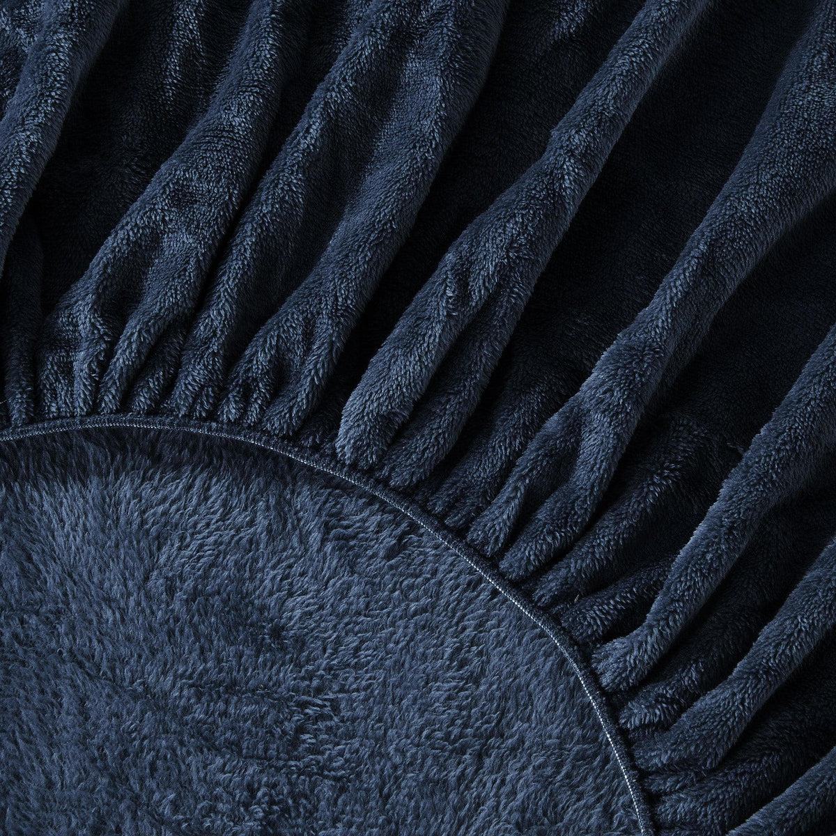 Solid Velvet Plush Fitted Sheet – Velvet Luxe Collection – view 32