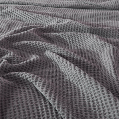 Mikala Collection 100% Cotton Waffle Weave Blanket – view 7