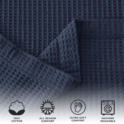 Mikala Collection 100% Cotton Waffle Weave Blanket – view 29