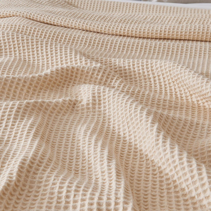 Mikala Collection 100% Cotton Waffle Weave Blanket – view 42