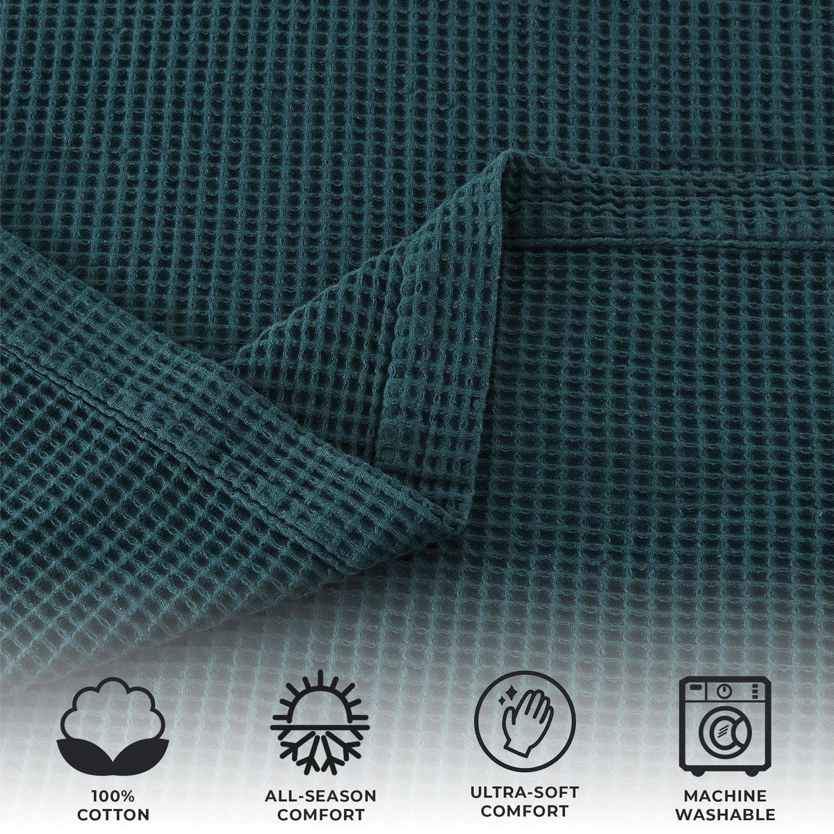 Mikala Collection 100% Cotton Waffle Weave Blanket – view 64