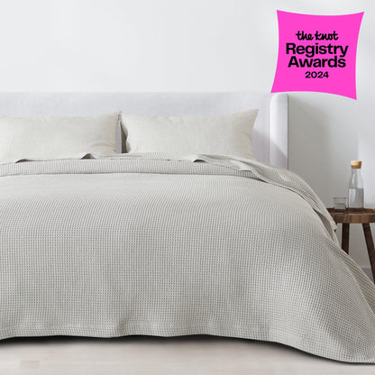 Mikala Collection 100% Cotton Waffle Weave Blanket – view 16