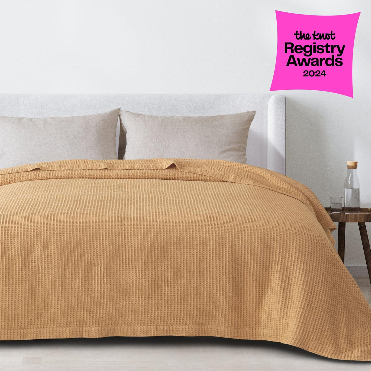 Mikala Collection 100% Cotton Waffle Weave Blanket – view 21