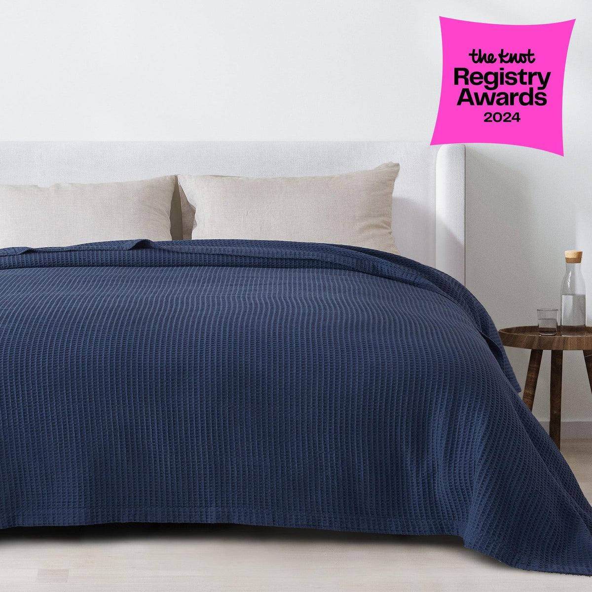 Mikala Collection 100% Cotton Waffle Weave Blanket – view 26