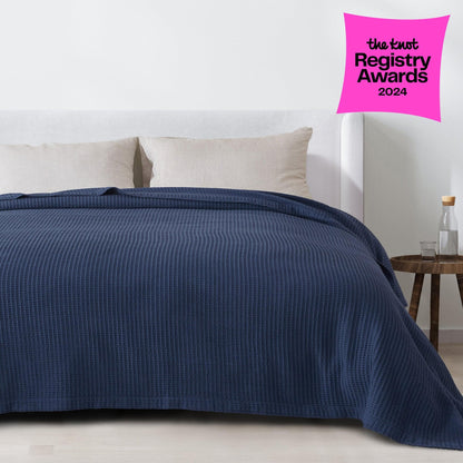 Mikala Collection 100% Cotton Waffle Weave Blanket – view 26