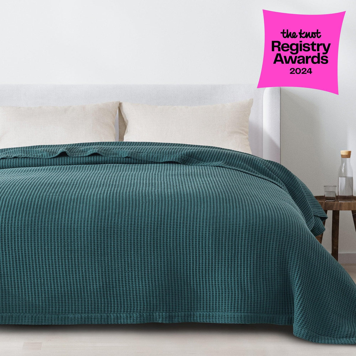Mikala Collection 100% Cotton Waffle Weave Blanket – view 61