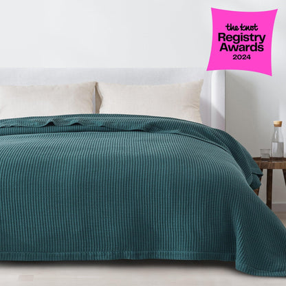 Mikala Collection 100% Cotton Waffle Weave Blanket – view 61