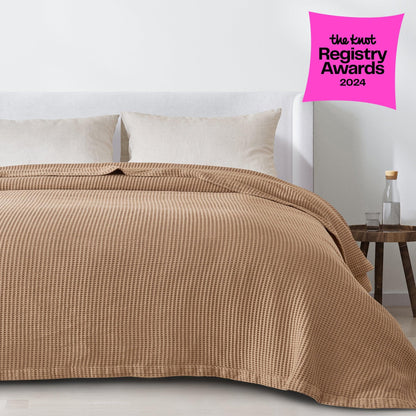 Mikala Collection 100% Cotton Waffle Weave Blanket – view 66