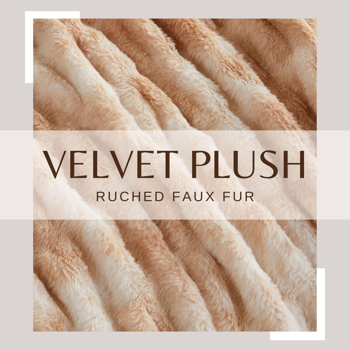 Alondra Collection Ruched Faux Fur Throw Blanket, 50 x 60 Inch – view 35