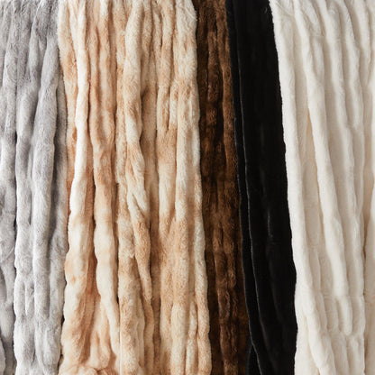 Alondra Collection Ruched Faux Fur Throw Blanket, 50 x 60 Inch – view 37
