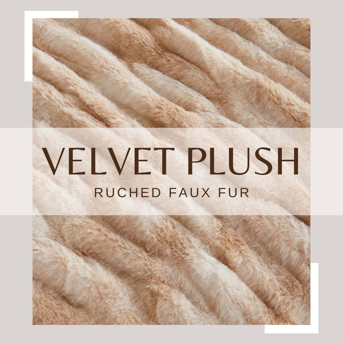 Alondra Collection Ruched Faux Fur Throw Blanket, 50 x 60 Inch – view 41