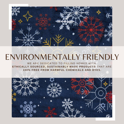 Eve Collection Holiday Velvet Plush Sherpa Throw Blanket, 50 x 60 – view 49