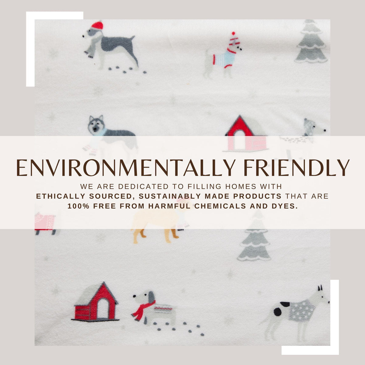 Eve Collection Holiday Velvet Plush Sherpa Throw Blanket, 50 x 60 – view 55