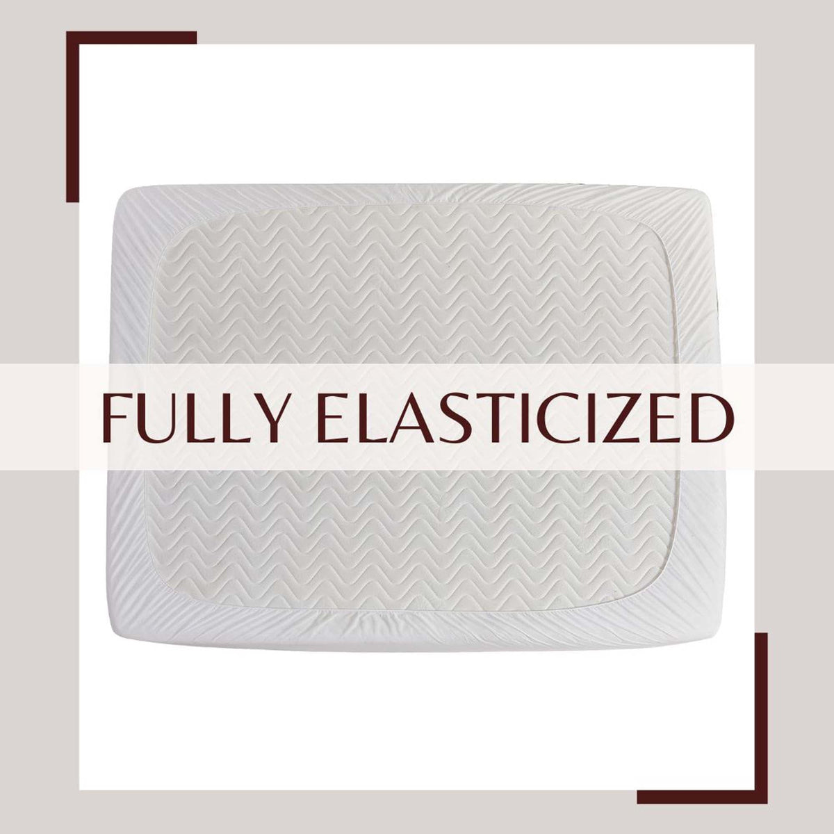 Eckhart Waterproof Quilted Mattress Pad with Down Alternative Fill – view 5