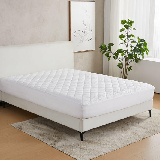 Down Alternative Waterproof Quilted Mattress Pad