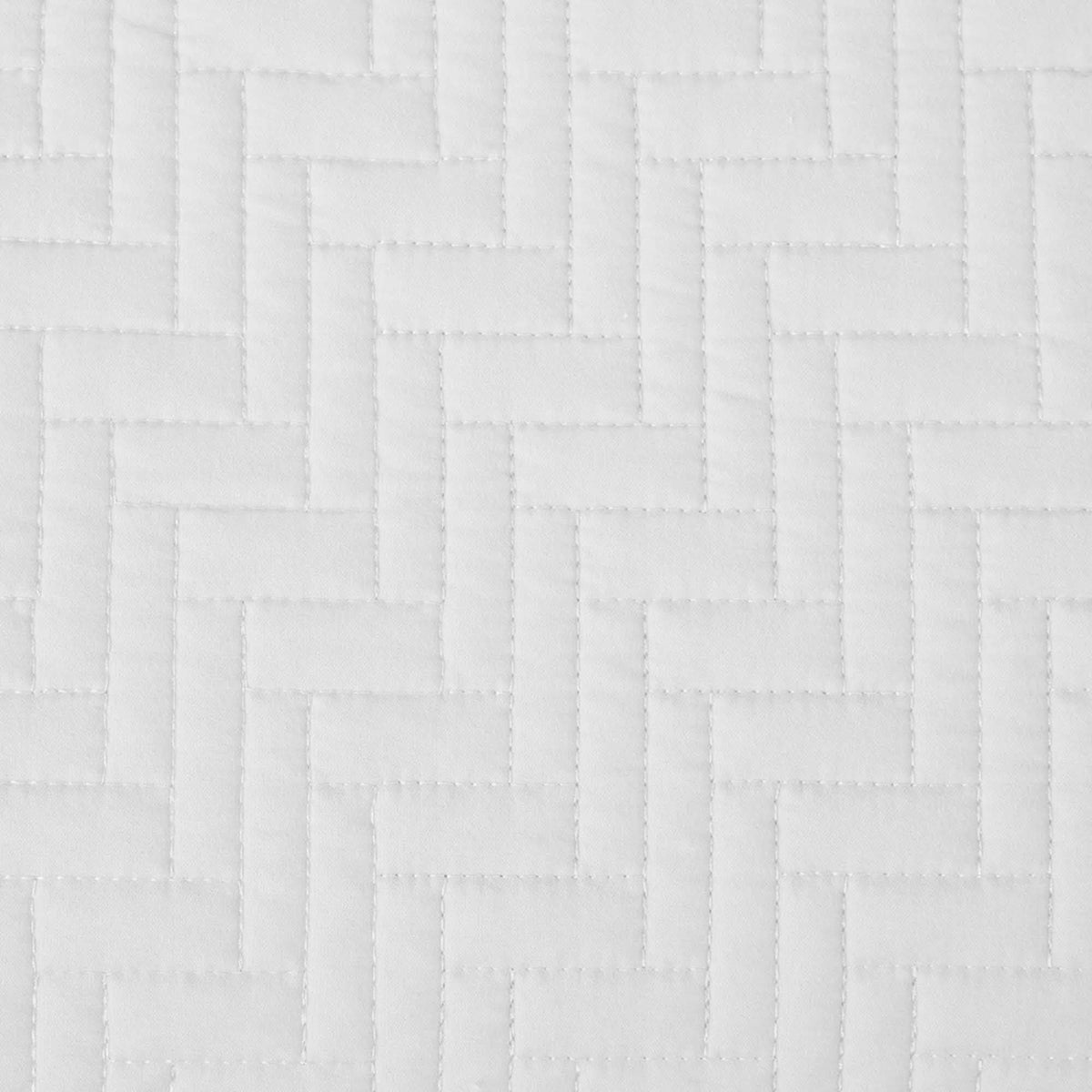 Solid Herringbone Stitched Quilt Set with Shams – Louise Collection – view 4