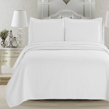 Herringbone Stitched Quilt Set - Louise Collection