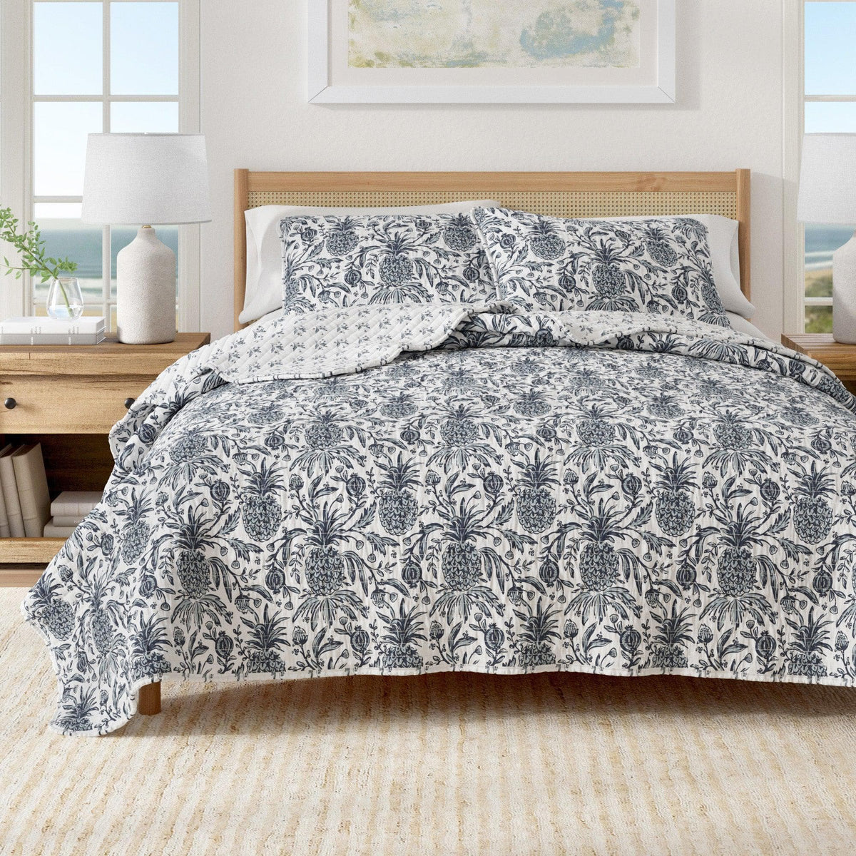 Printed Cotton Quilt Set - Bernice Collection