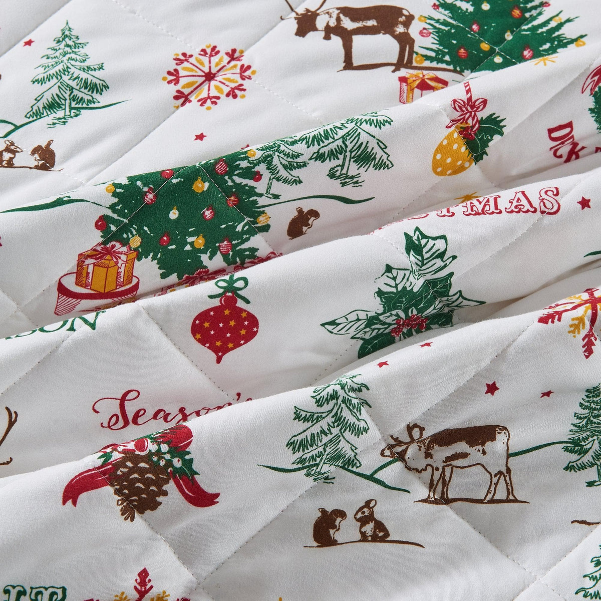 Colorful Holiday Print Quilt Set – Midnight Magic Collection – view 3