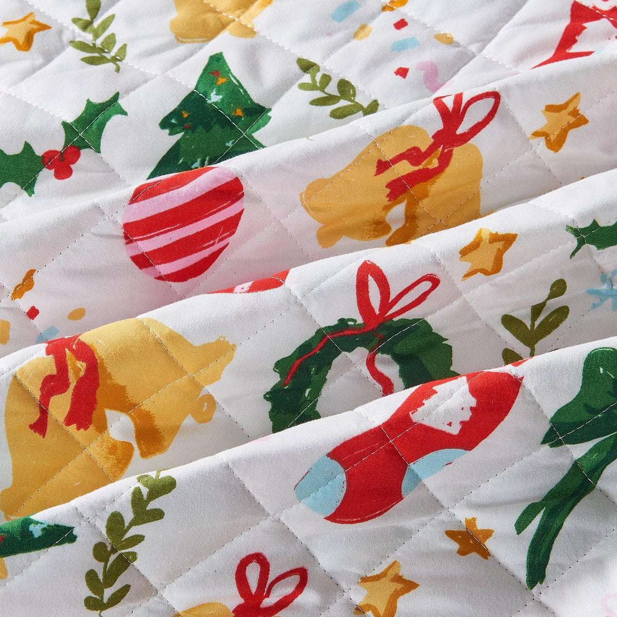 Colorful Holiday Print Quilt Set – Midnight Magic Collection – view 21