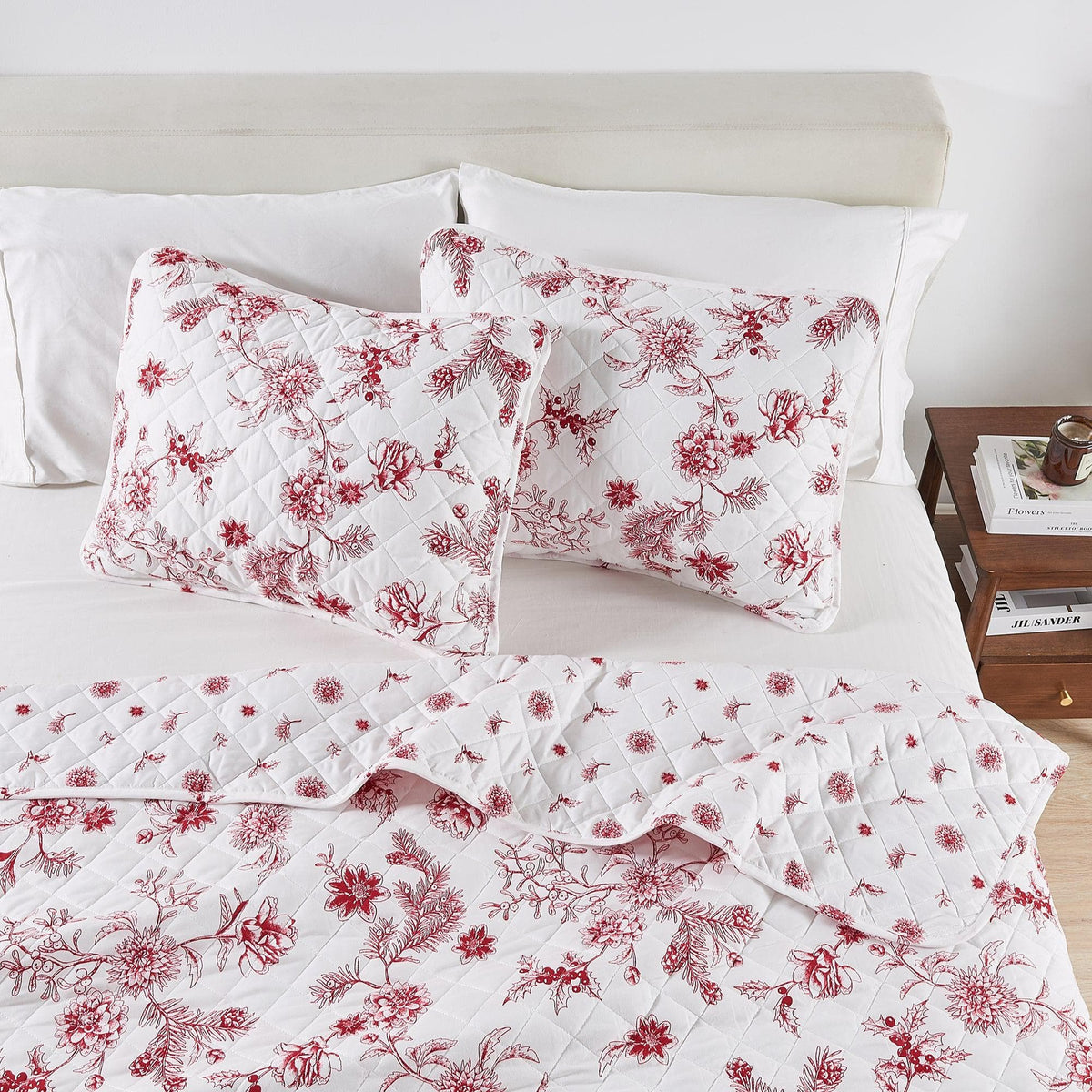 Colorful Holiday Print Quilt Set – Midnight Magic Collection – view 26