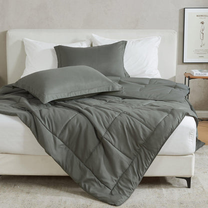 Reversible Brushed Microfiber Comforter Set – Odette Collection – view 2