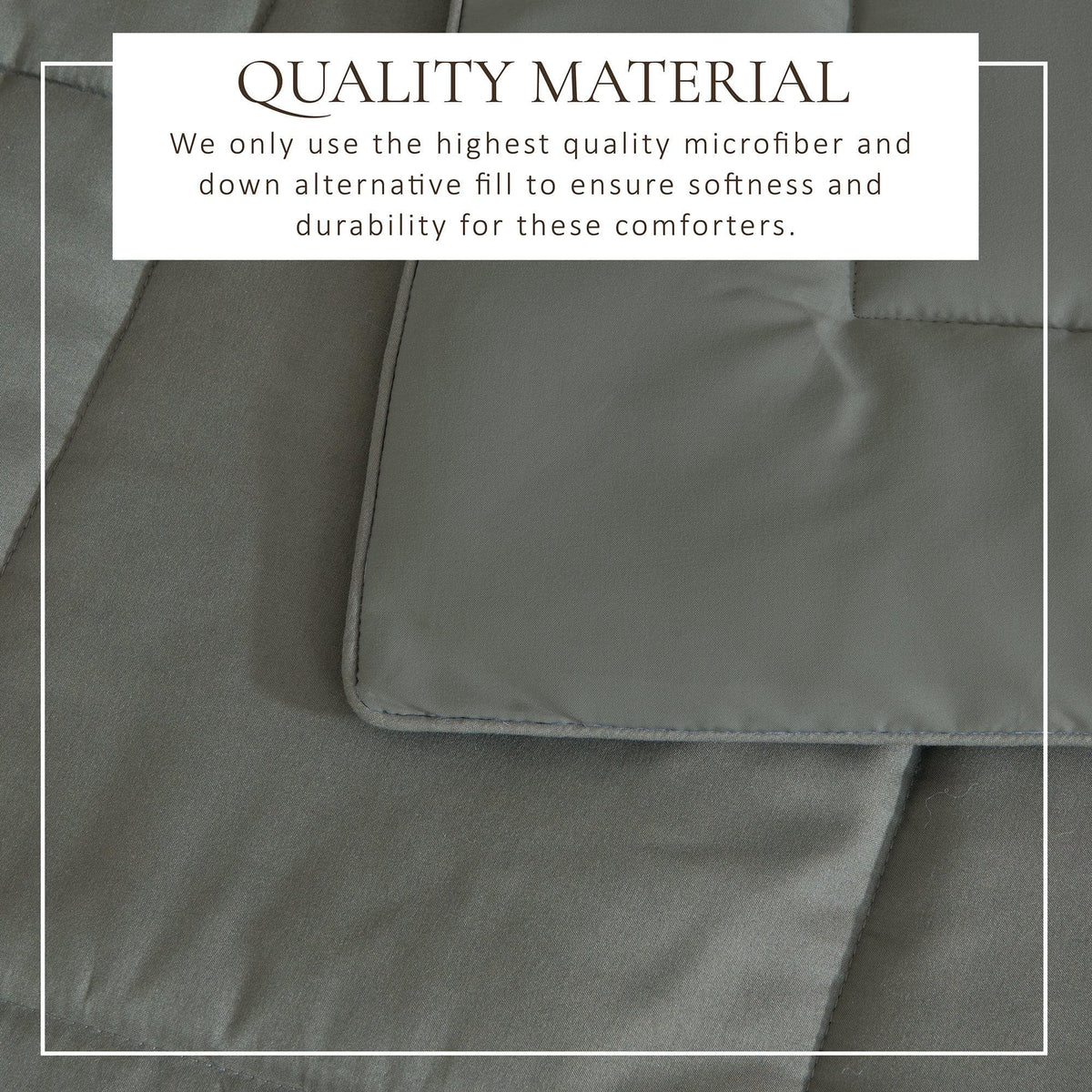 Reversible Brushed Microfiber Comforter Set – Odette Collection – view 5
