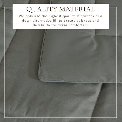 Reversible Brushed Microfiber Comforter Set – Odette Collection – view 5