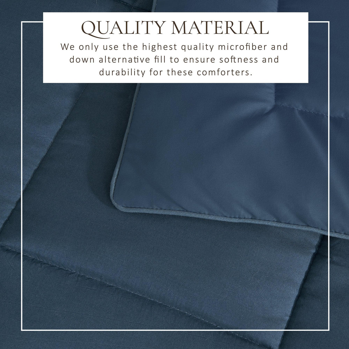 Reversible Brushed Microfiber Comforter Set – Odette Collection – view 17