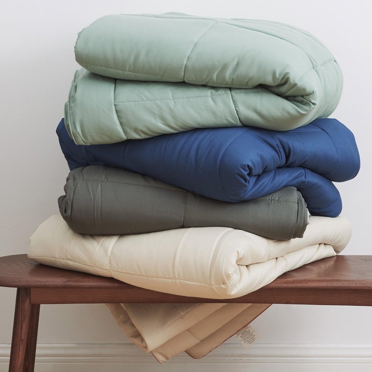 Reversible Brushed Microfiber Comforter Set – Odette Collection – view 18