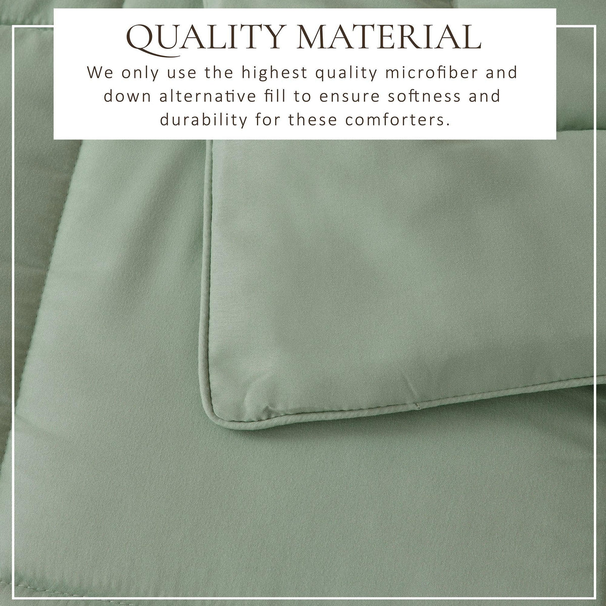 Reversible Brushed Microfiber Comforter Set – Odette Collection – view 23