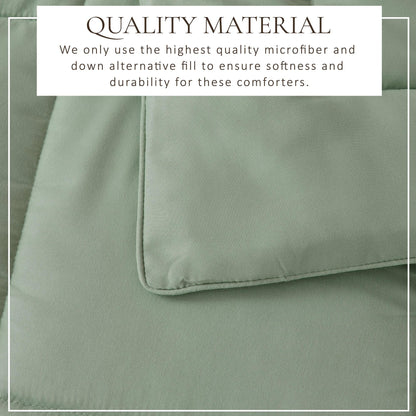 Reversible Brushed Microfiber Comforter Set – Odette Collection – view 23