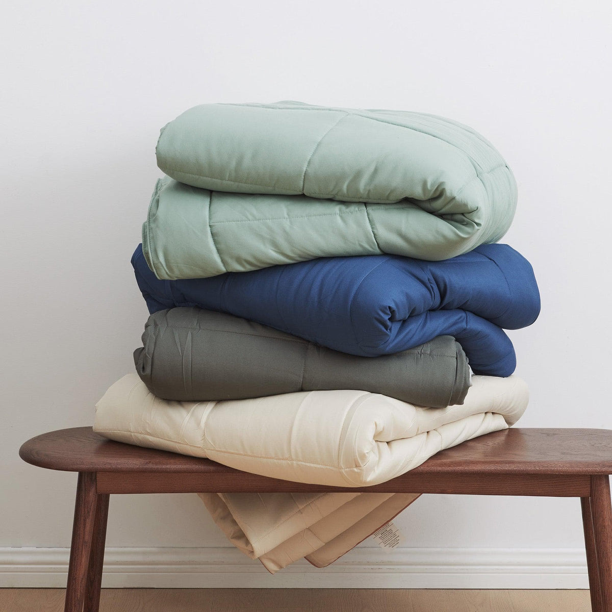 Reversible Brushed Microfiber Comforter Set – Odette Collection – view 42
