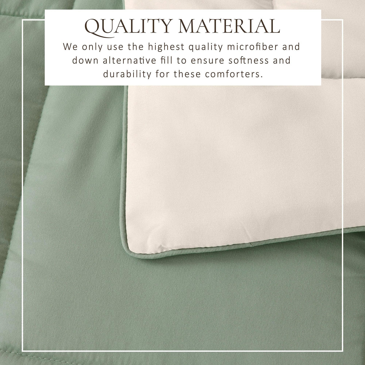 Reversible Brushed Microfiber Comforter Set – Odette Collection – view 47