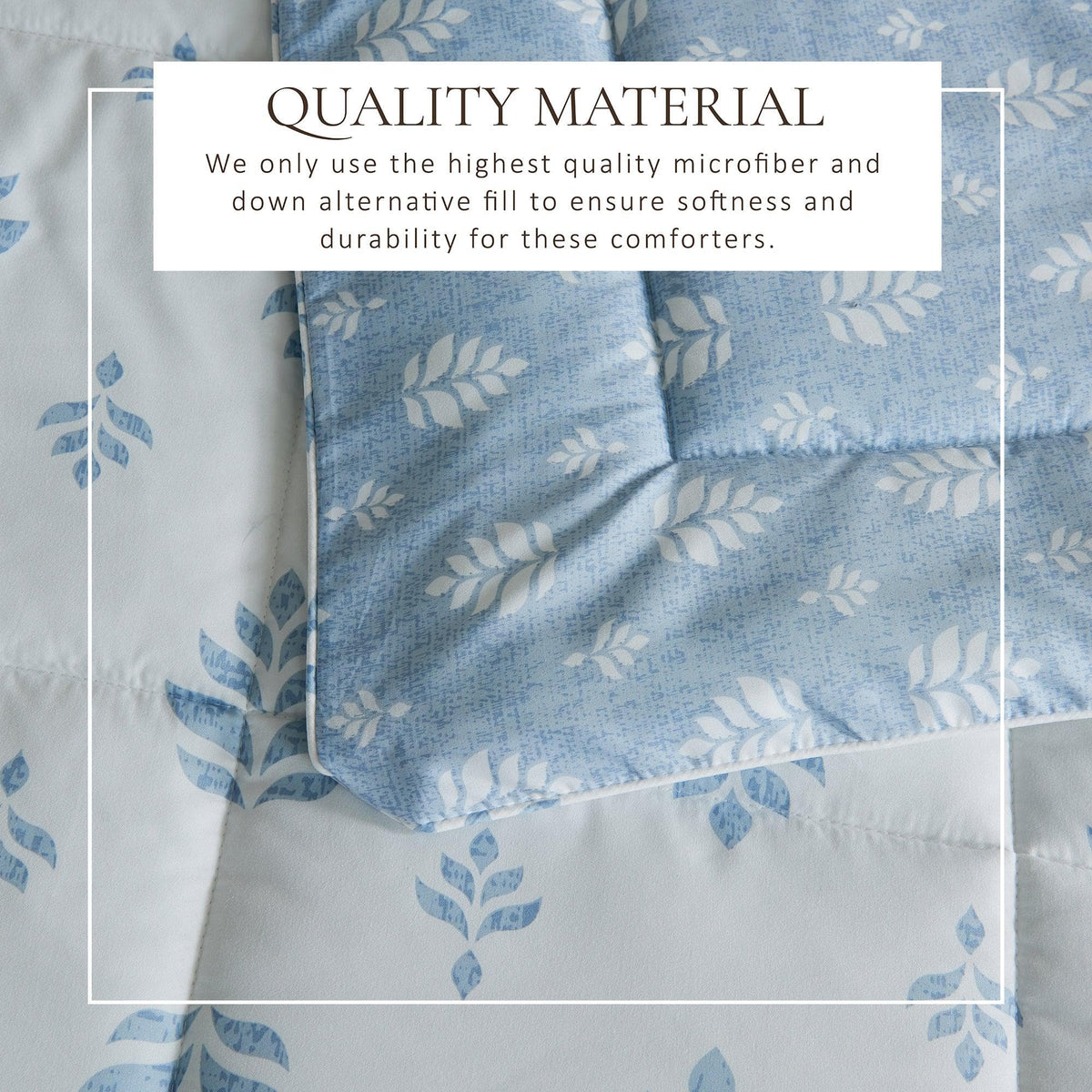 Reversible Brushed Microfiber Comforter Set – Odette Collection – view 53