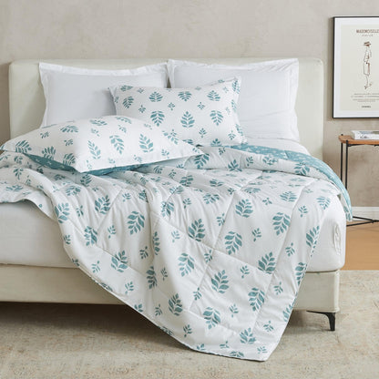 Reversible Brushed Microfiber Comforter Set – Odette Collection – view 57