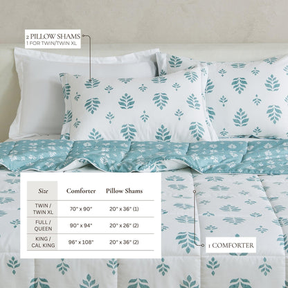 Reversible Brushed Microfiber Comforter Set – Odette Collection – view 58