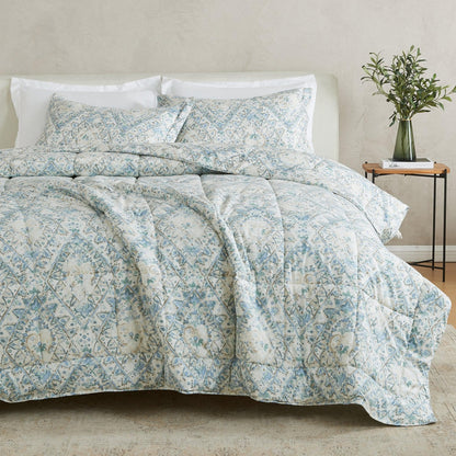 Reversible Brushed Microfiber Comforter Set – Odette Collection – view 61