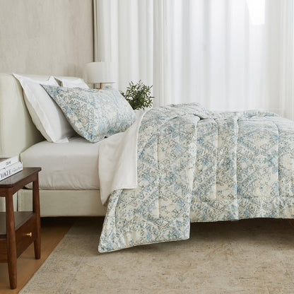 Reversible Brushed Microfiber Comforter Set – Odette Collection – view 62