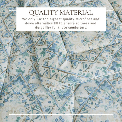 Reversible Brushed Microfiber Comforter Set – Odette Collection – view 65