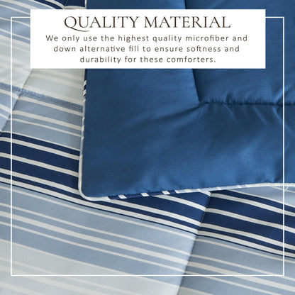 Reversible Brushed Microfiber Comforter Set – Odette Collection – view 89