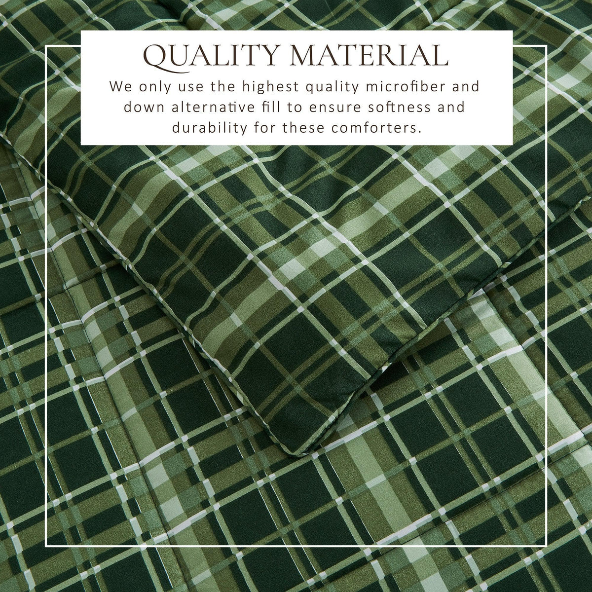 Reversible Holiday and Lodge Comforter and Sham Set – Odette Collection – view 23